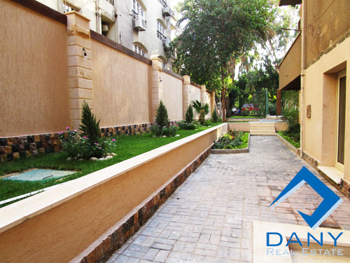 Residential Ground Floor Apartment For Rent Furnished in Maadi Sarayat Great Cairo Egypt